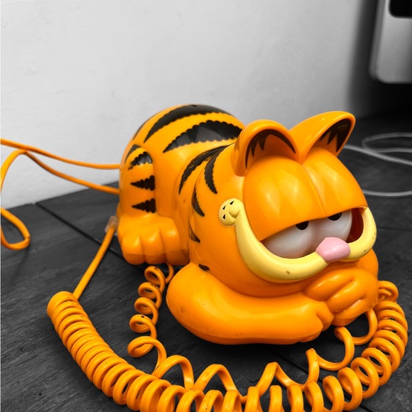 Telemania Other Vintage Garfield The Cat Telemania Phone Landline